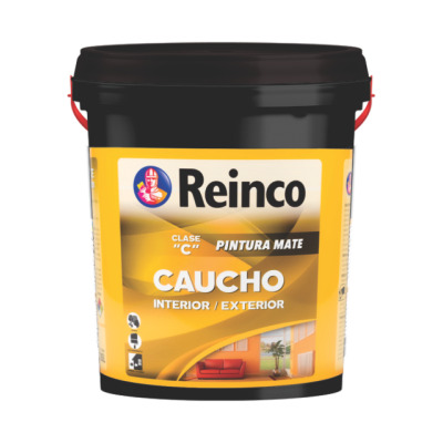 PINTURA CAUCHO BLANCO MATE CLASE C REINCO CUÑETE 4 GAL solo en