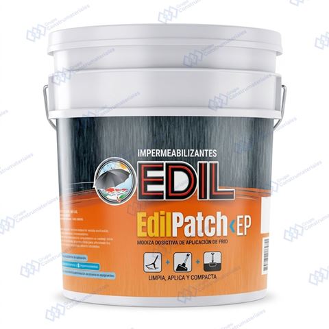 Edil Patch Mezcla Asfaltica Cuñete 5 Galones Edil