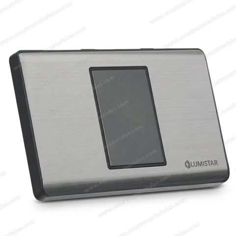 Tapa Ciega Elite para Empotrar Plata Lumistar